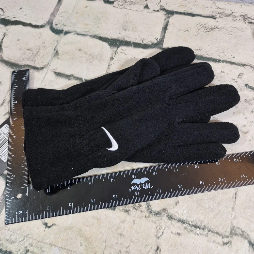 Nike Fleece Running Gloves Adult Unisex Black New
